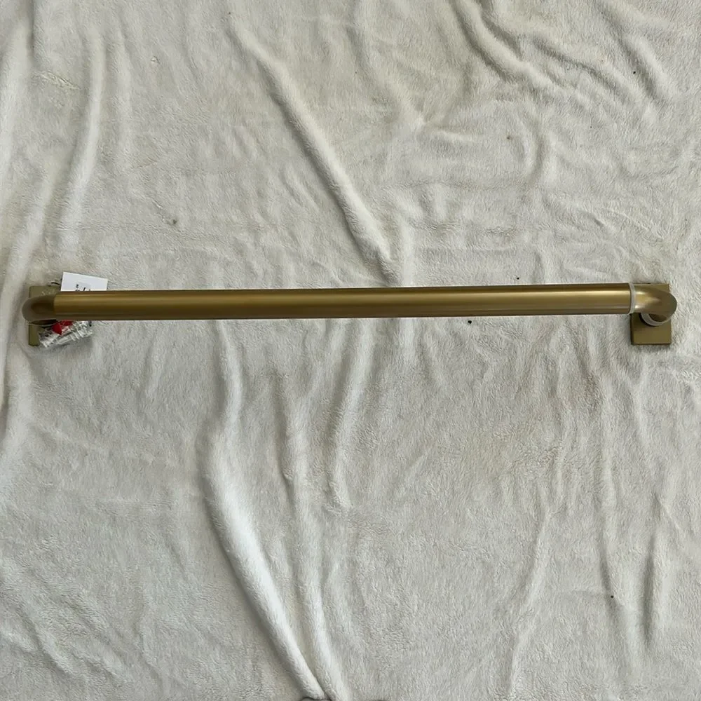 Pottery barn Hidden Connection Room Darkening Curtain Rod, Brass, NWT #2